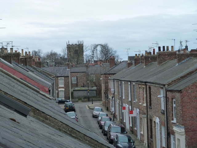 Kyme Street from the rooftops