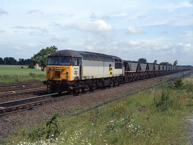 Coal trains at Milford Junction - 1993 (3)