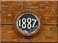 Plaque dated 1887, Aughnacloy Railway Station