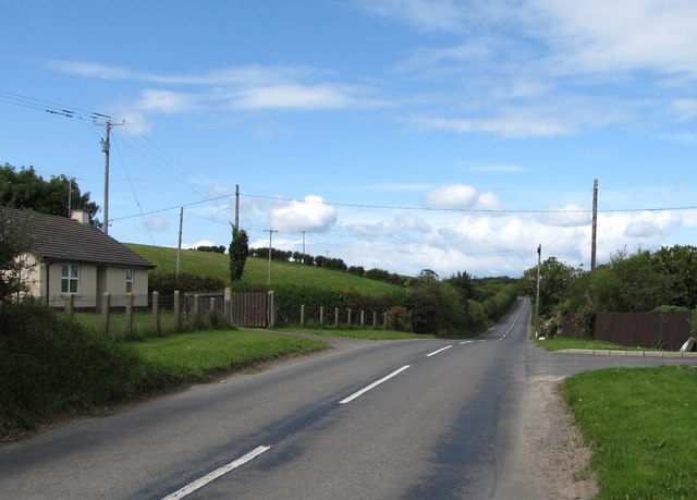 A narrowing in the Ballyhornan Road and... © Eric Jones :: Geograph ...