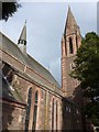 Spires above one of the Church of Scotland churches