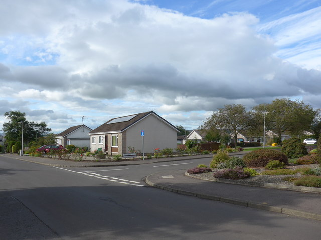 Approaching the junction of Hollybush Drive and Hollybush Road
