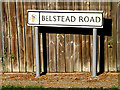 TM1441 : Belstead Road sign by Geographer