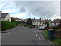 Approaching a bend in Kincardine Road