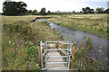 Wooden steps on the Bollin path