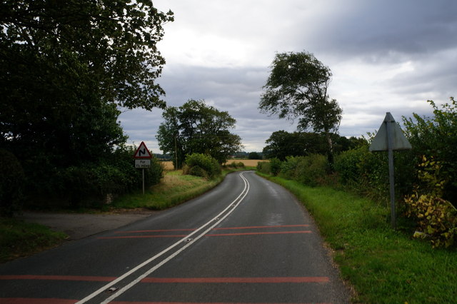 Church Road towards Tadcaster
