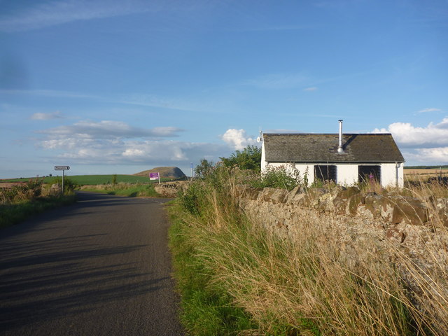 Rural East Lothian : Approaching Bell's Bunkhouse, Mainshill