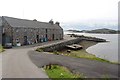 Old harbour houses at Lower Badcall