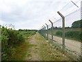 SY8186 : Winfrith RSRL, security fence by Mike Faherty