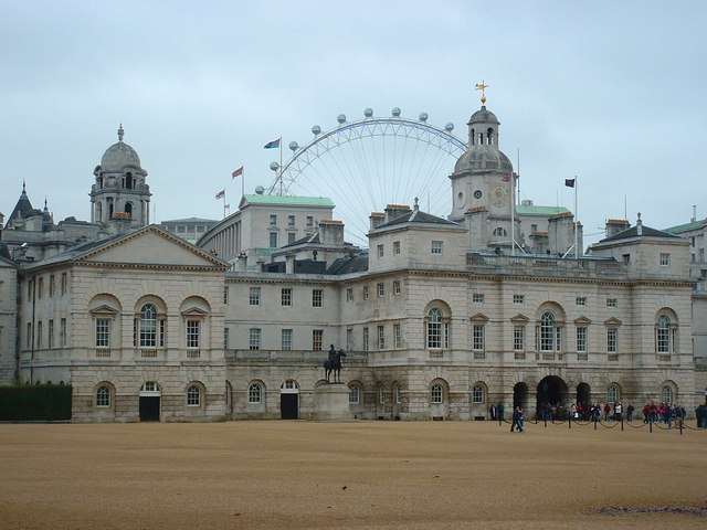 Horse Guards Parade and the London Eye