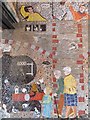 SX9191 : Part of the mosaic mural under Exeter St Thomas station (2) by David Smith