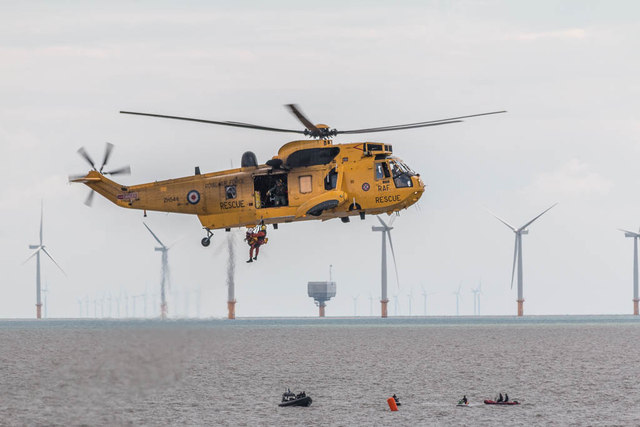 Mission Accomplished, Sea King Helicopter, Clacton, Essex