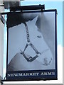 Sign for The Newmarket Arms, Bear Road / Newmarket Road, BN2