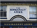 Sign on The Newmarket Arms, Bear Road / Newmarket Road, BN2