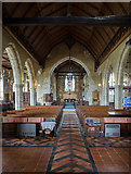 TQ7237 : Interior, St Mary's church, Goudhurst by Julian P Guffogg