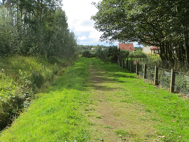 Ditch and path, Archerfield