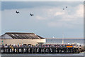 Battle of Britain Memorial Flight at the Air Show, Clacton, Essex