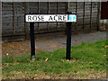 Rose Acre sign