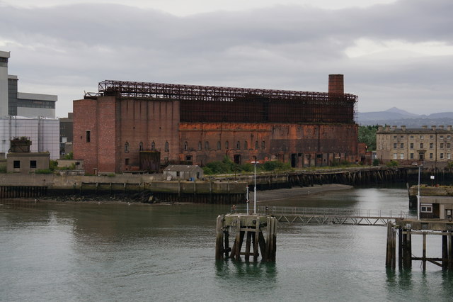 Disused buildings, Dublin Port