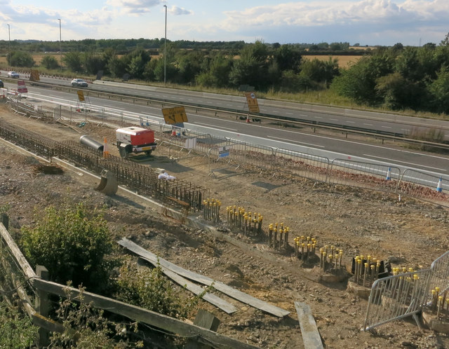 A14 widening © Hugh Venables cc-by-sa/2.0 :: Geograph Britain and Ireland