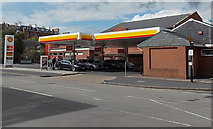 SP3166 : Shell filling station, Royal Leamington Spa by Jaggery