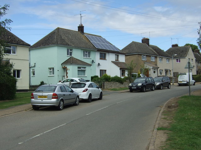 Houses on Wood Road, King's Cliffe