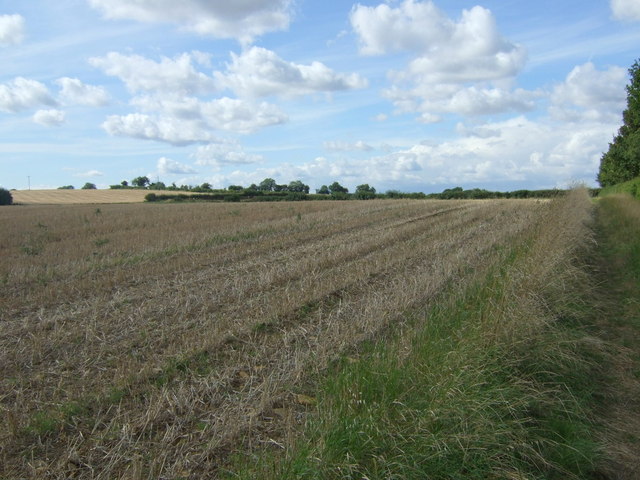 Stubble field near Nassington