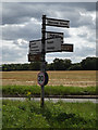 TM0537 : Roadsign on the B1070 Hadleigh Road by Geographer