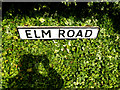 Elm Road sign