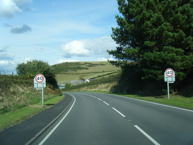 New Road leaving Llanrhidian