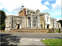 TM0734 : St.Mary's Church, East Bergholt by Geographer