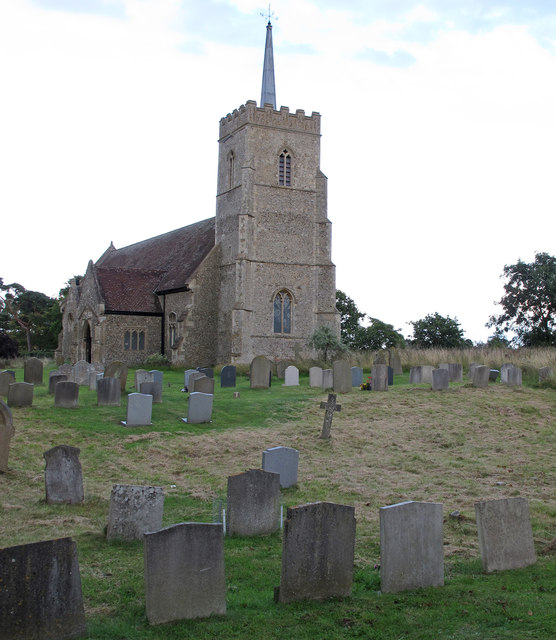 Church and churchyard, Sudbourne All Saints