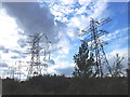 Pylons by Northfleet West Substation