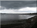 A gathering storm over an inlet north of Kilclief Point