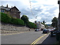 Looking south-southeast down Burrell Street