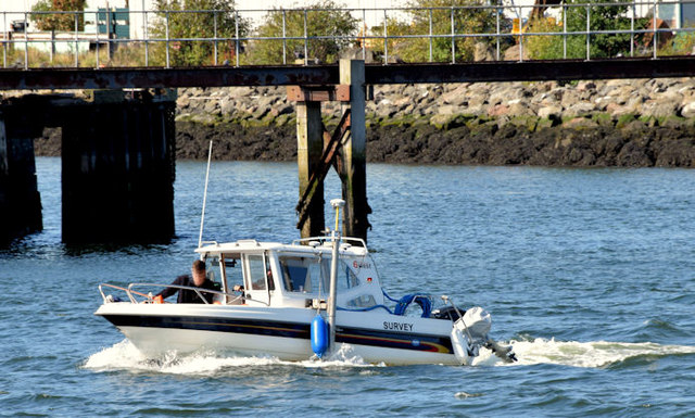 Survey boat, Belfast harbour (August 2014)
