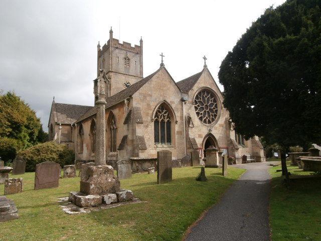 Churchyard cross, St Mary's Church,... © John Lord cc-by-sa/2.0 ...