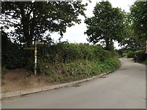 TM0733 : Lane & footpath to Flatford Mill by Geographer
