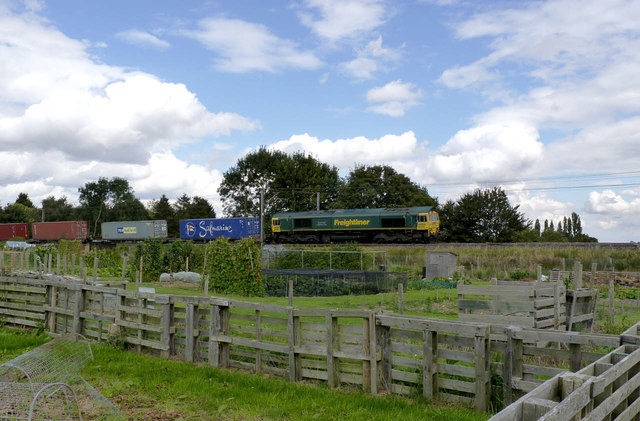 Freightliner passing the allotments