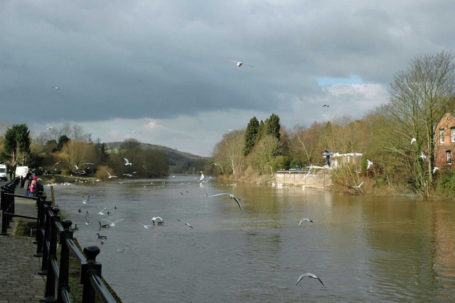 The River Severn at Bewdley, Worcs