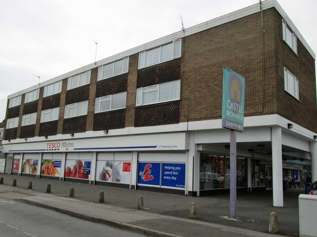 Tesco Metro, junction of Chester Road & Timberley Lane, Castle Bromwich, Birmingham