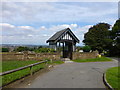 Lych gate at Hill Cliffe Cemetery