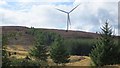 NN9243 : Griffin Forest and wind farm by Richard Webb