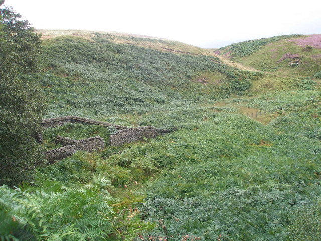Sheepfolds at Lower Cat Clough