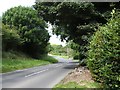 Lismore Road approaching the staggered Crew Road cross roads