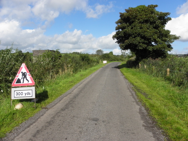 Roadworks ahead, Lettery Road