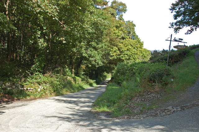 Minor road near Tyn-y-Groes