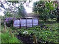 Corrugated iron livestock shelter