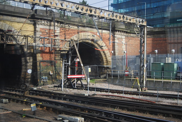 Rail tunnel, south portal