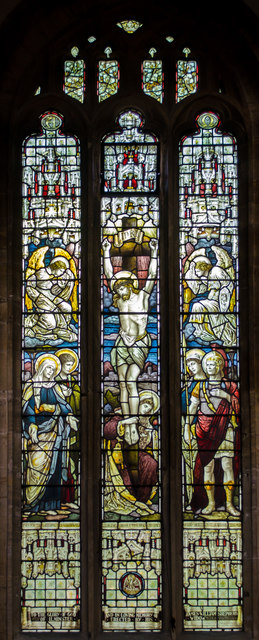 Stained glass window, St Mary's church, Ilminster